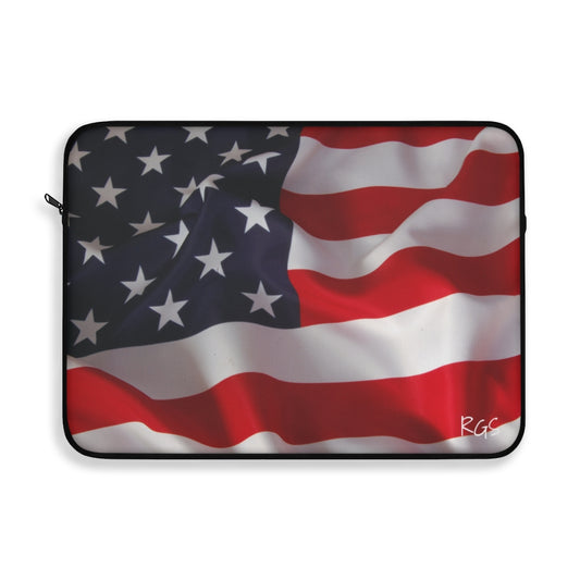 American Flag Laptop Cover